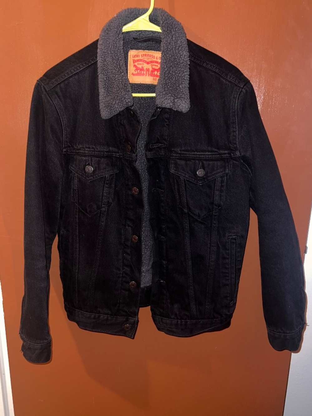 Levi padded Sherpa denim jacket